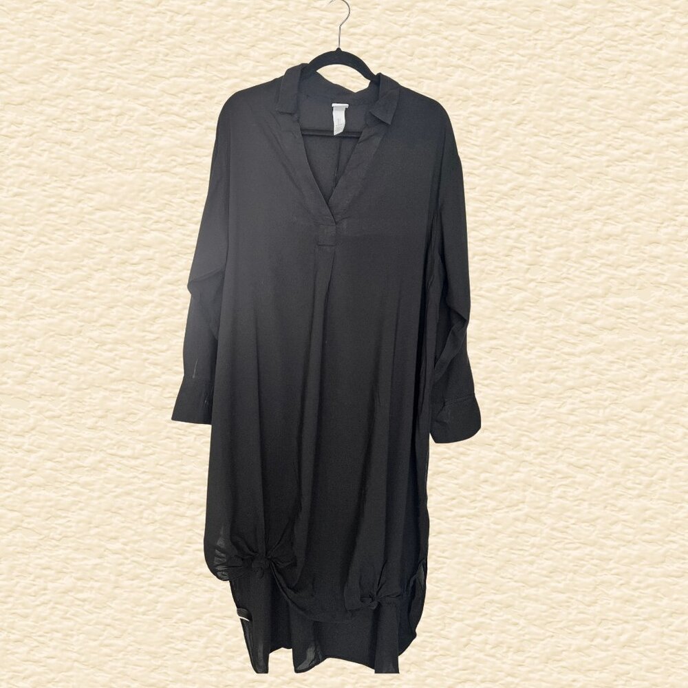 H+H Black Tunic Dress (Size 2)